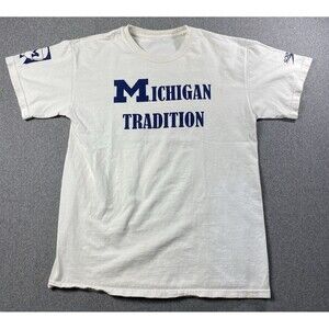 Vintage Michigan T-shirt Size M Speedo Brand